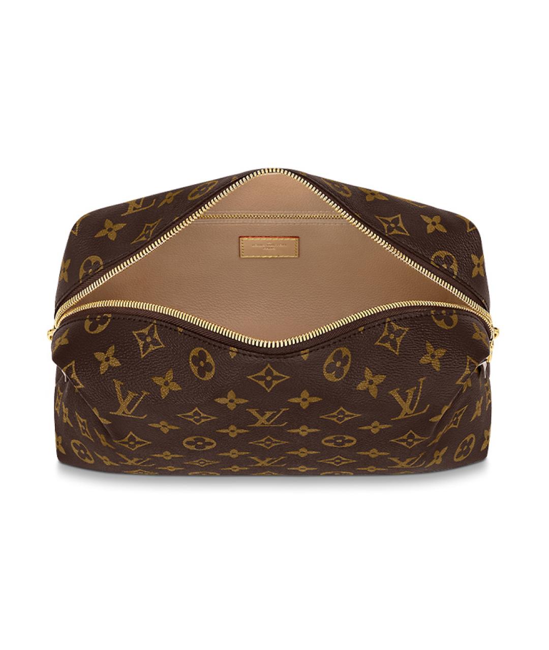 LOUIS VUITTON Коричневая косметичка, фото 4