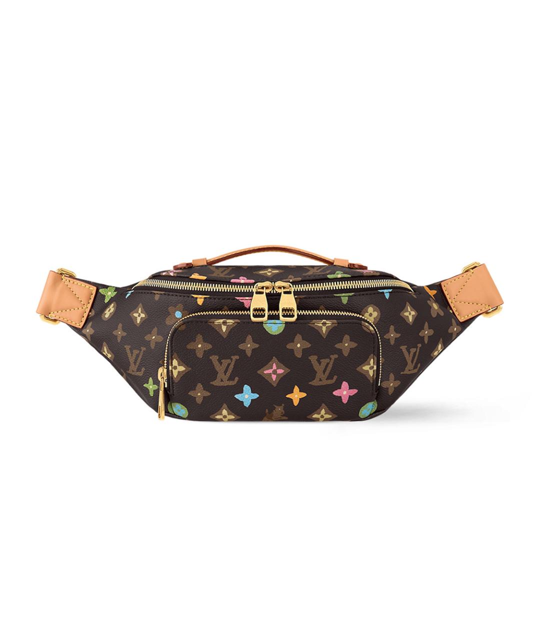 LOUIS VUITTON Коричневая поясная сумка, фото 1