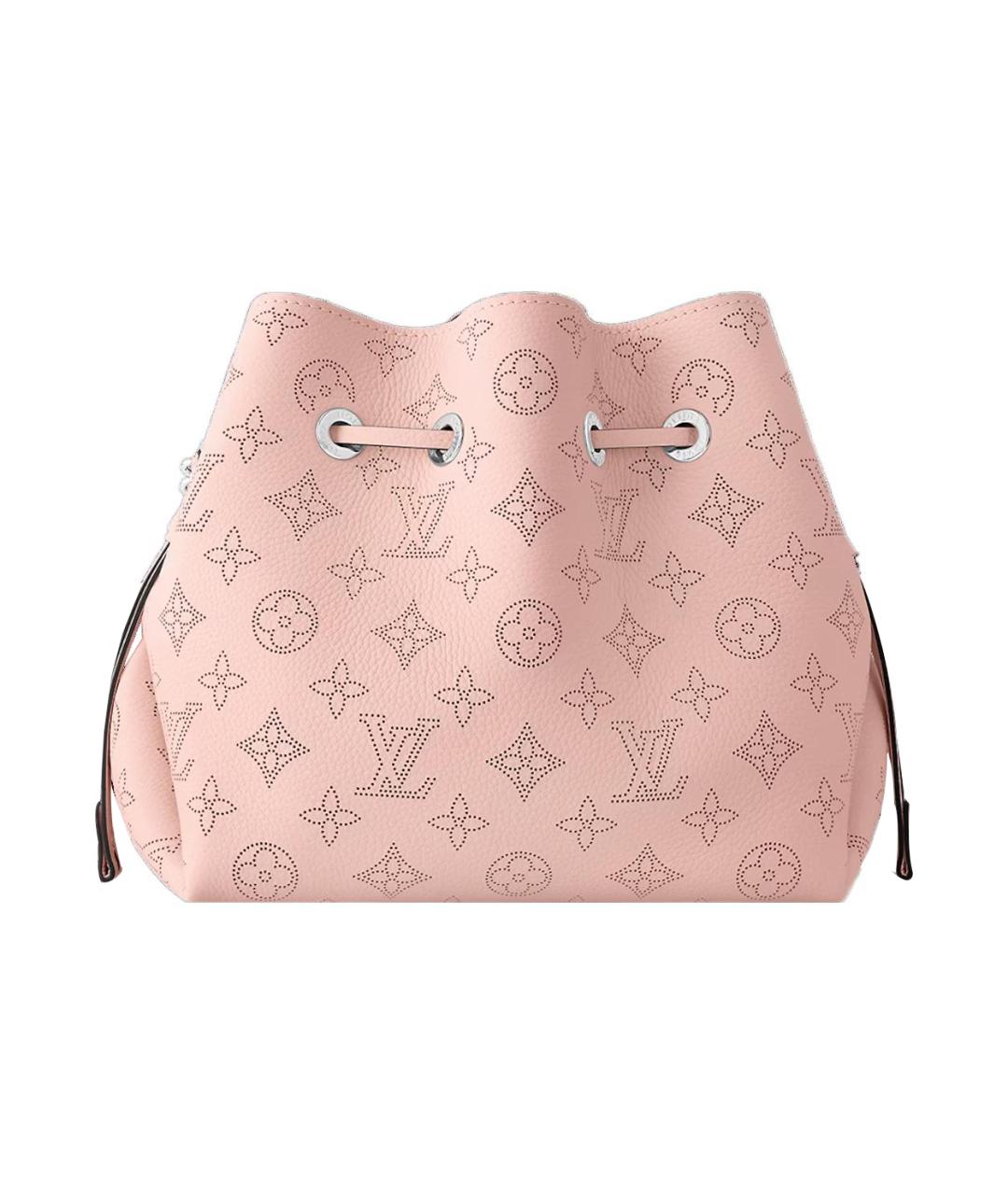 LOUIS VUITTON Розовая кожаная сумка через плечо, фото 3