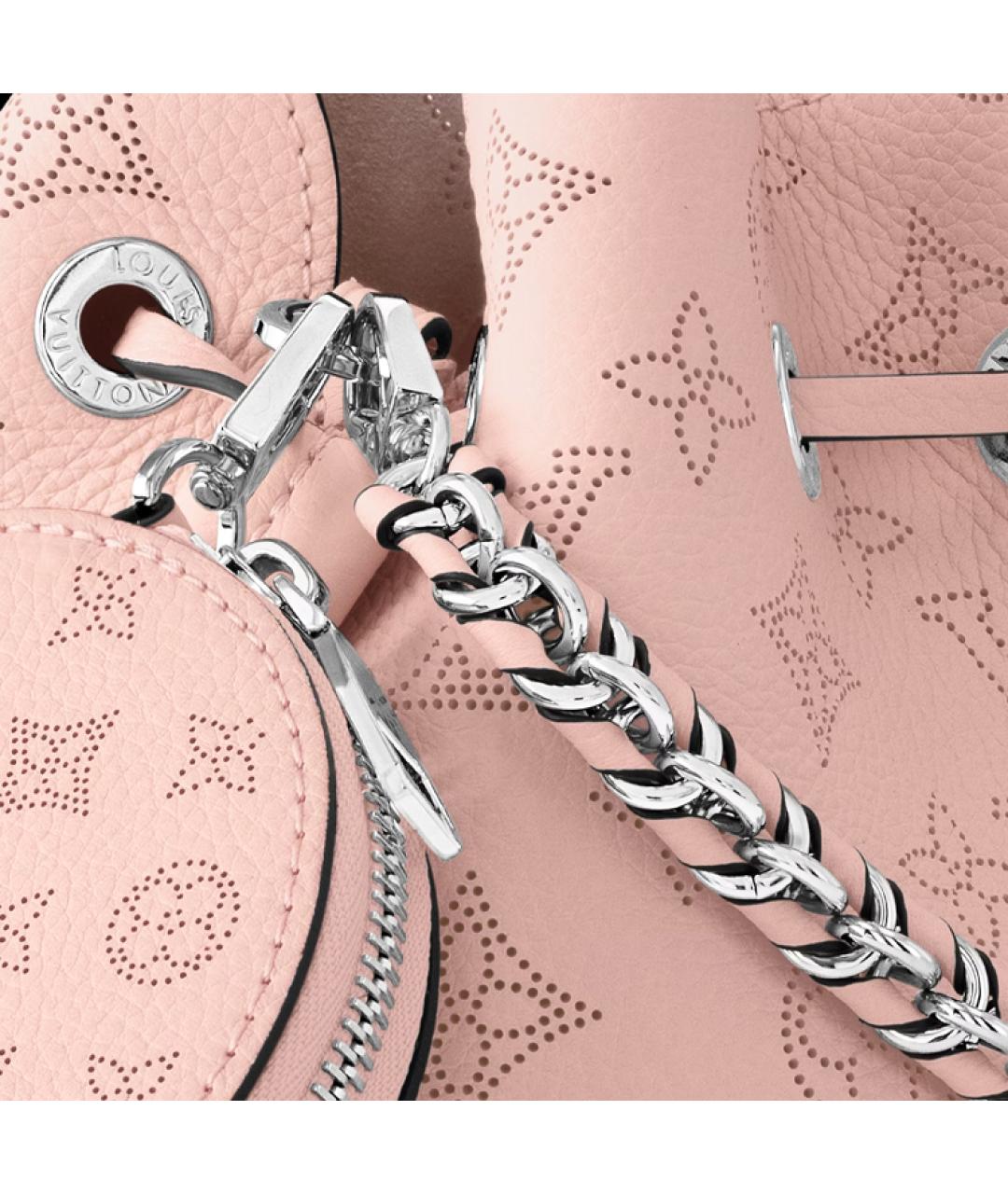 LOUIS VUITTON Розовая кожаная сумка через плечо, фото 7