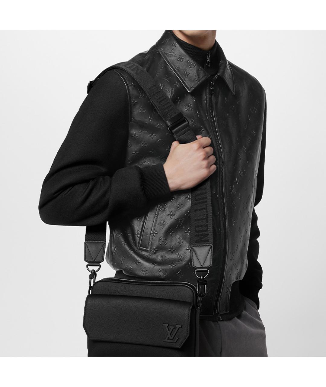 LOUIS VUITTON Черная сумка на плечо, фото 7