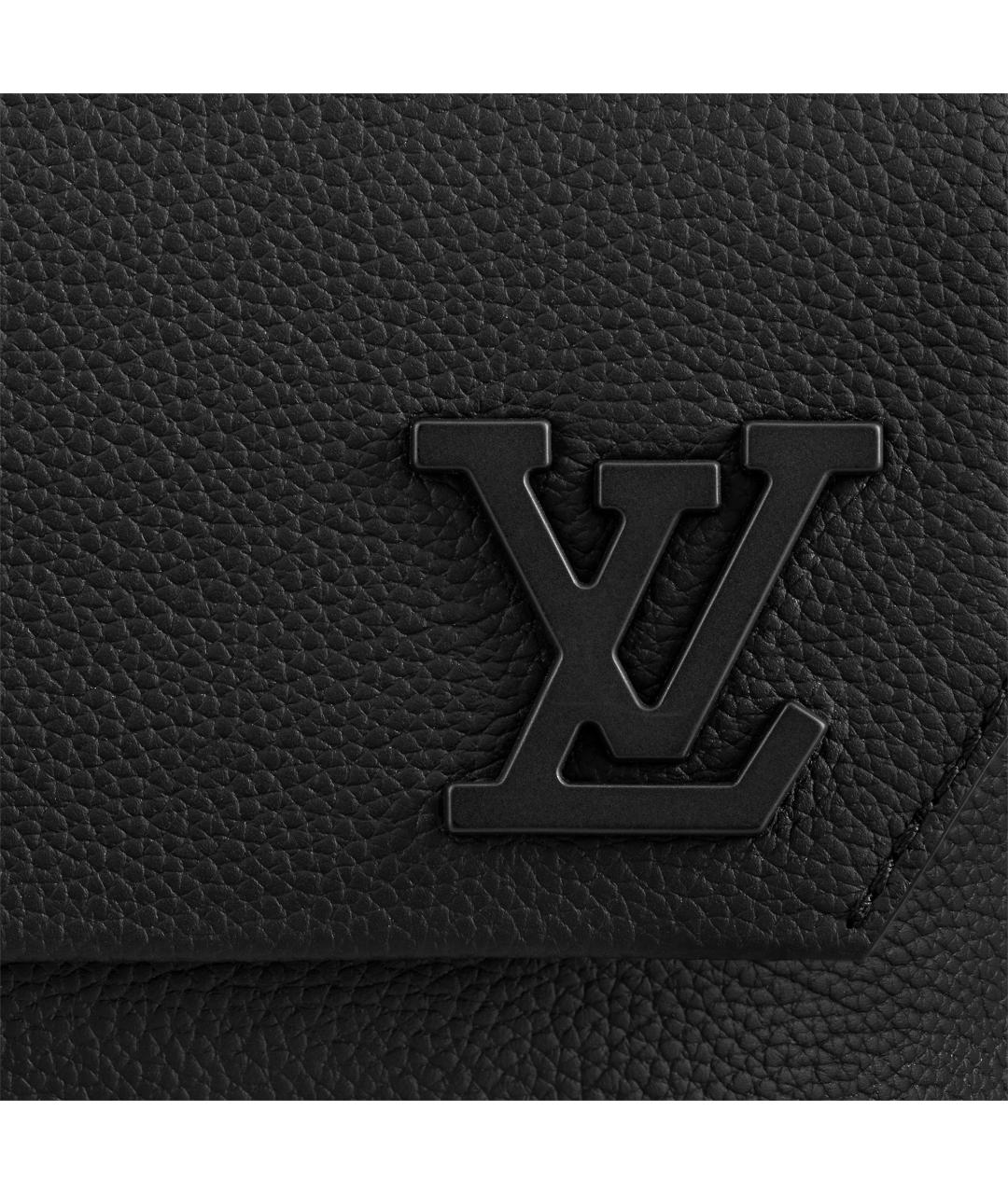 LOUIS VUITTON Черная сумка на плечо, фото 6