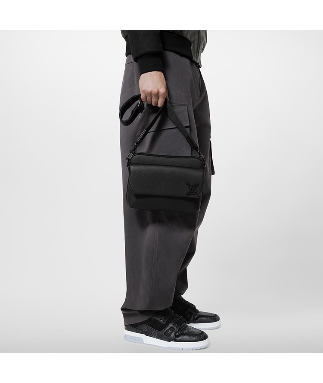 LOUIS VUITTON Черная сумка на плечо, фото 8