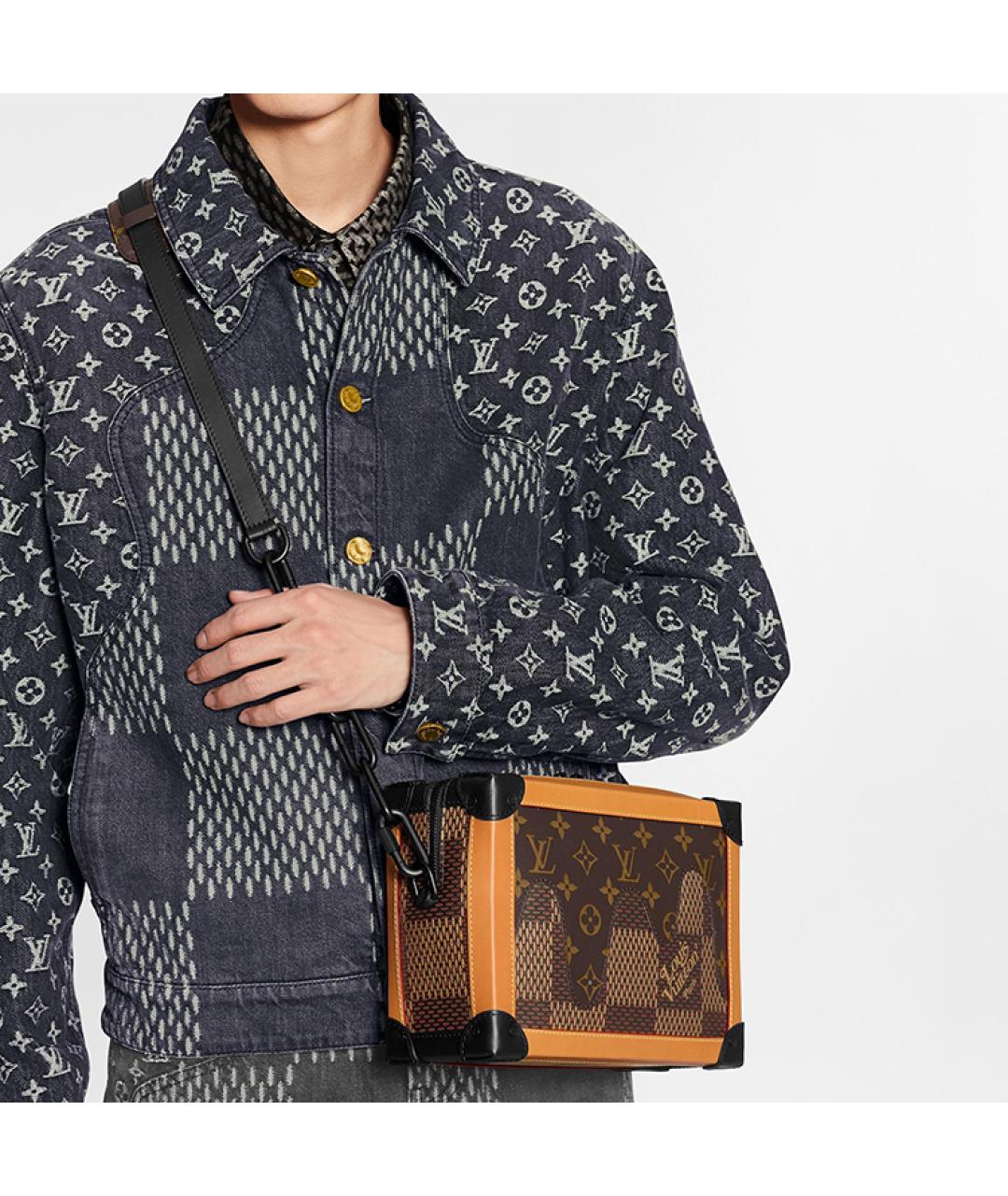 LOUIS VUITTON Коричневая сумка на плечо, фото 6