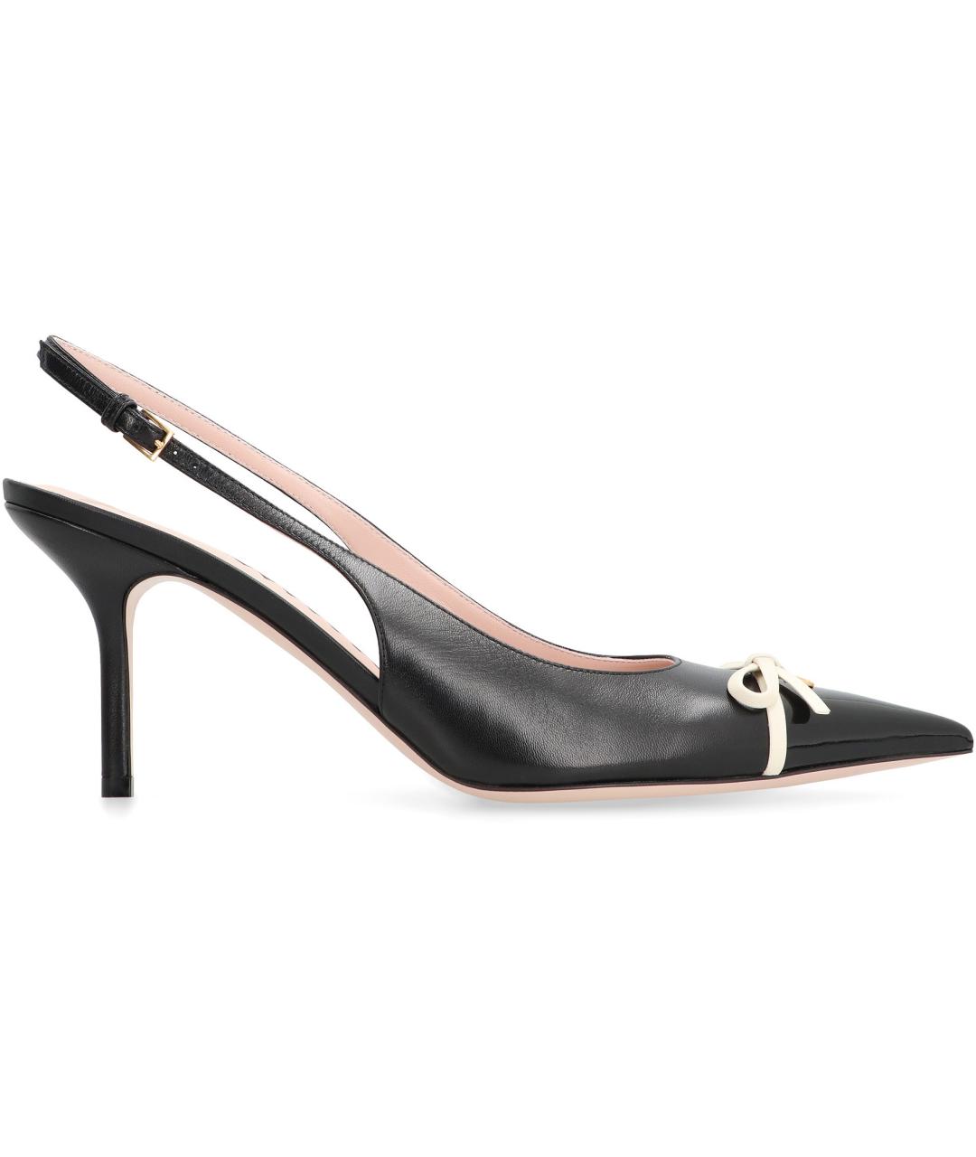 VALENTINO Черные кожаные туфли, фото 2