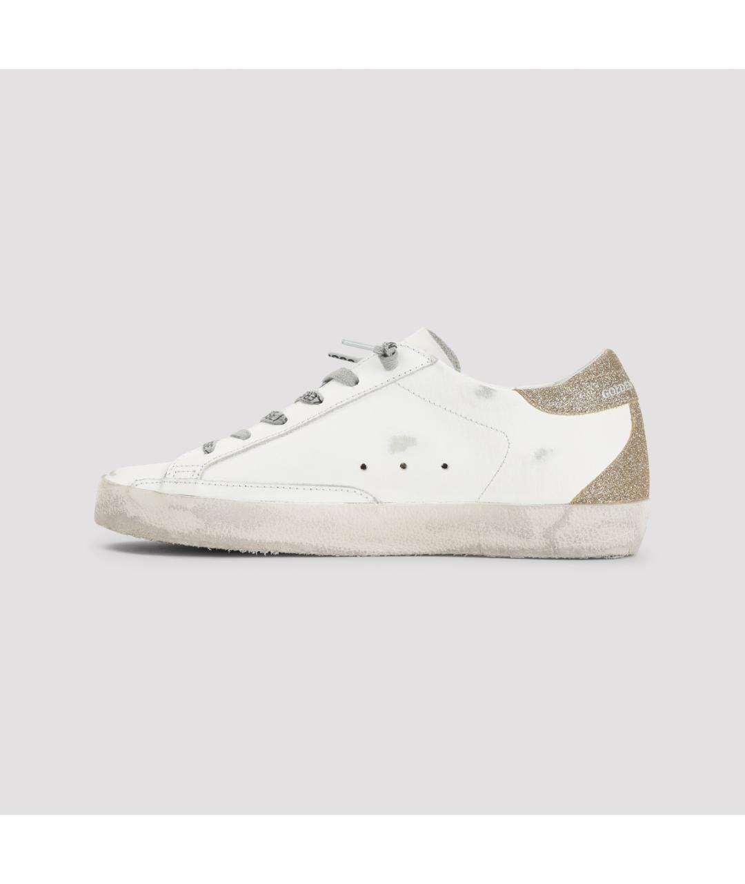 GOLDEN GOOSE DELUXE BRAND Белые кожаные кеды, фото 3