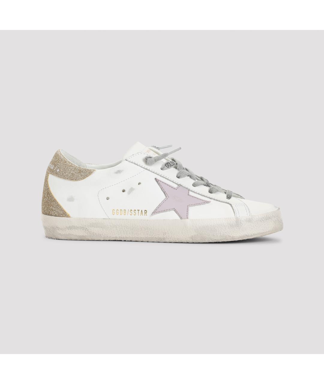 GOLDEN GOOSE DELUXE BRAND Белые кожаные кеды, фото 2