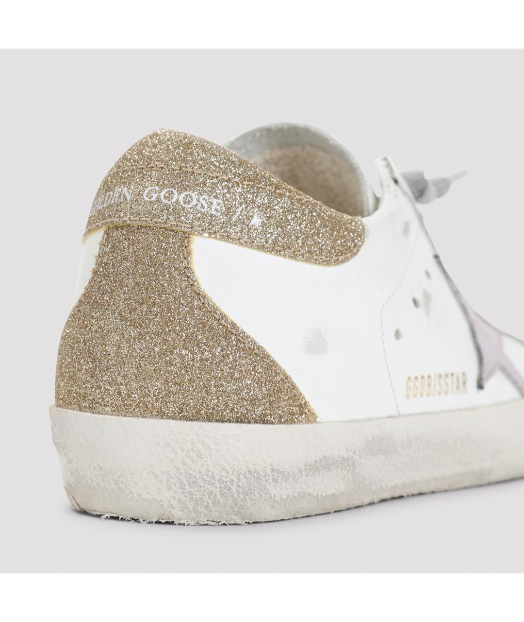 GOLDEN GOOSE DELUXE BRAND Белые кожаные кеды, фото 5