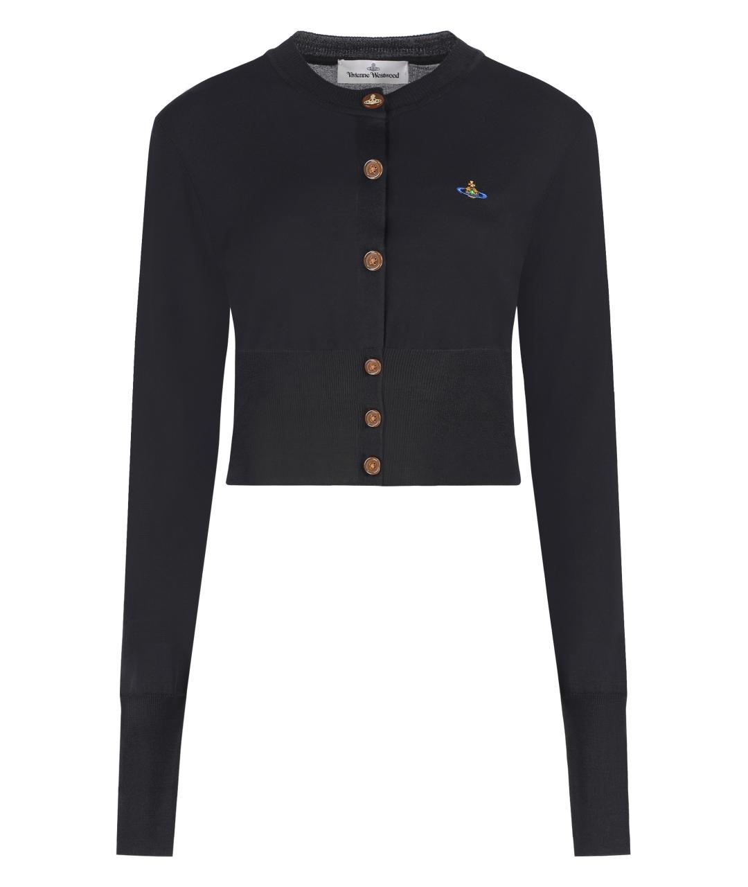 VIVIENNE WESTWOOD Черный шерстяной кардиган, фото 1