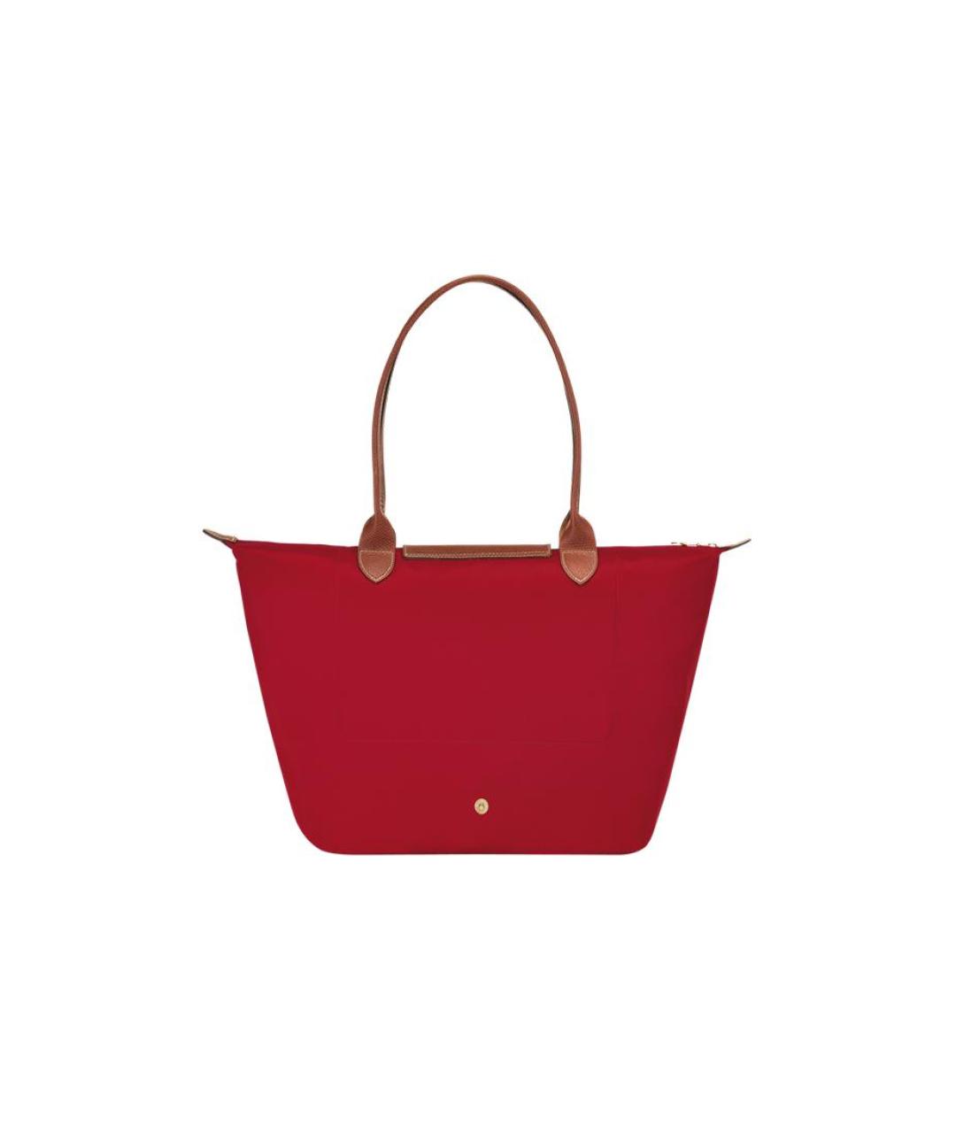 LONGCHAMP Красная хлопковая сумка через плечо, фото 3