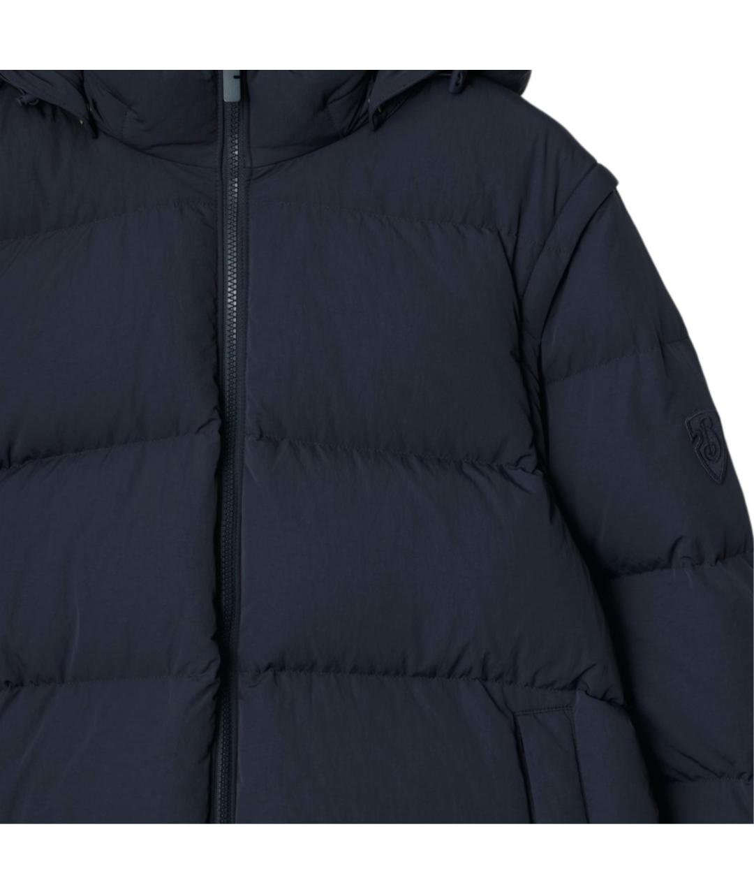 BURBERRY Темно-синий пуховик, фото 6