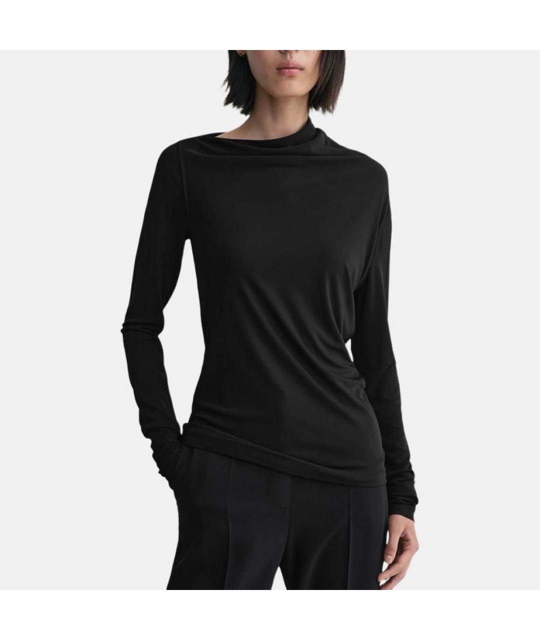 TOTEME Черная футболка, фото 5