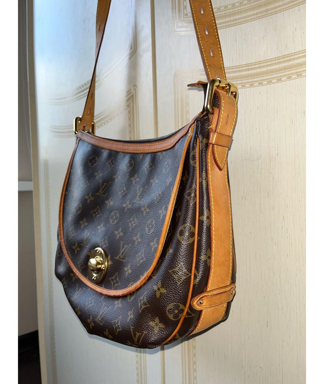 LOUIS VUITTON Коричневая сумка через плечо, фото 2