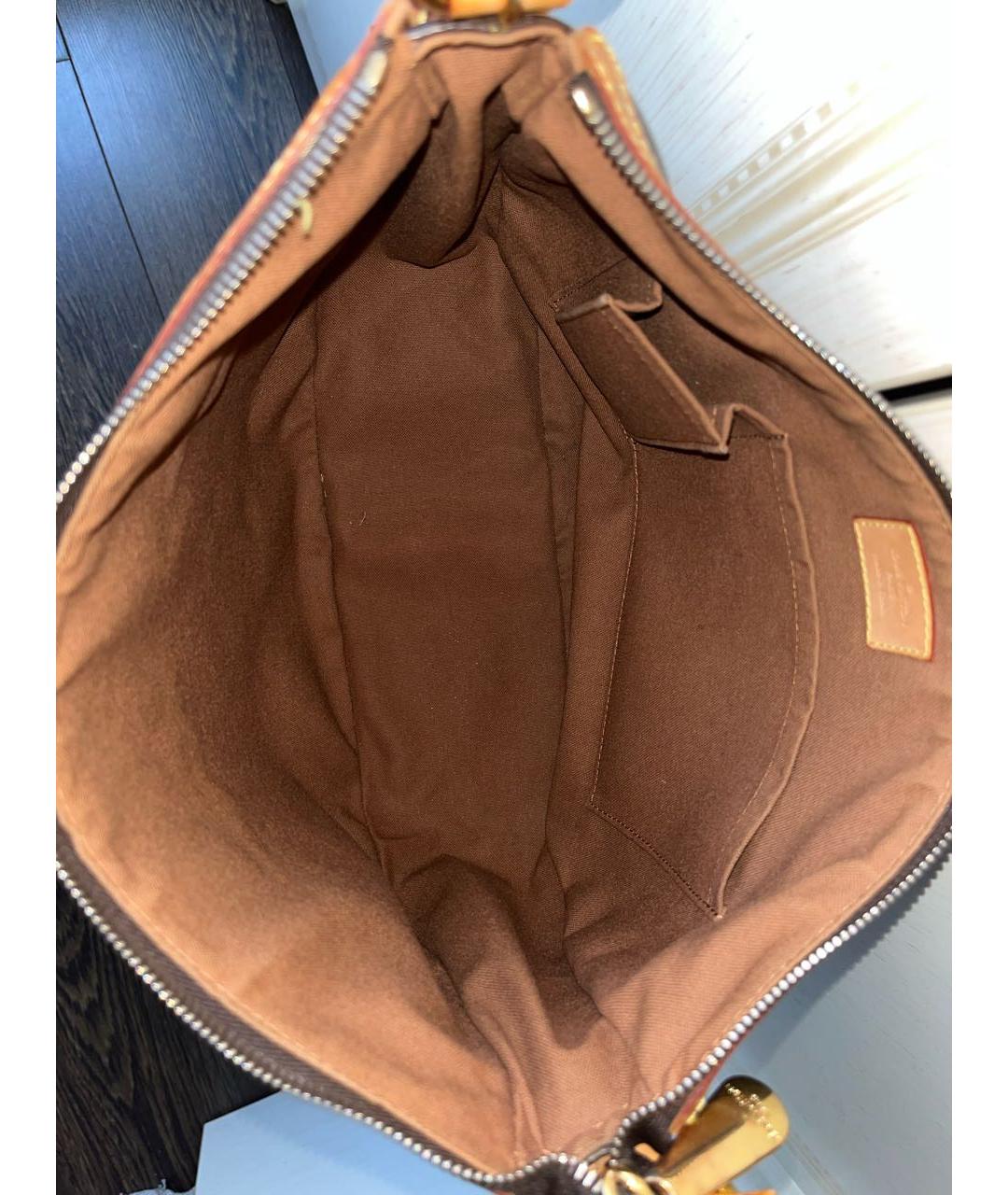 LOUIS VUITTON Коричневая сумка через плечо, фото 4