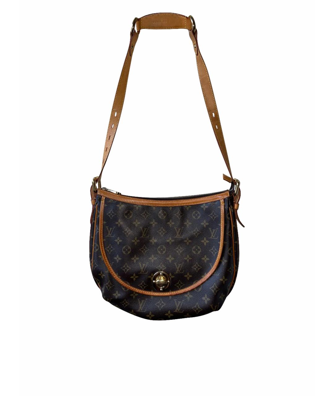 LOUIS VUITTON Коричневая сумка через плечо, фото 1