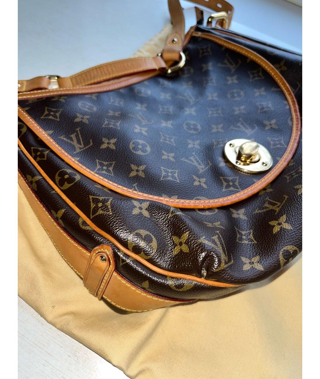 LOUIS VUITTON Коричневая сумка через плечо, фото 5