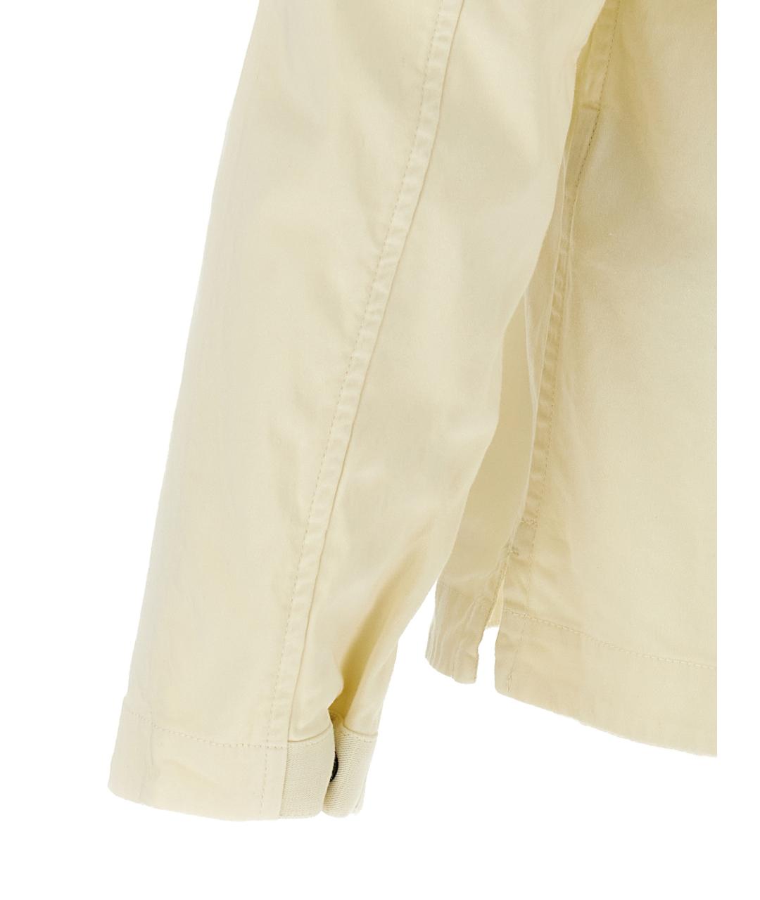 STONE ISLAND Белая хлопковая куртка, фото 4