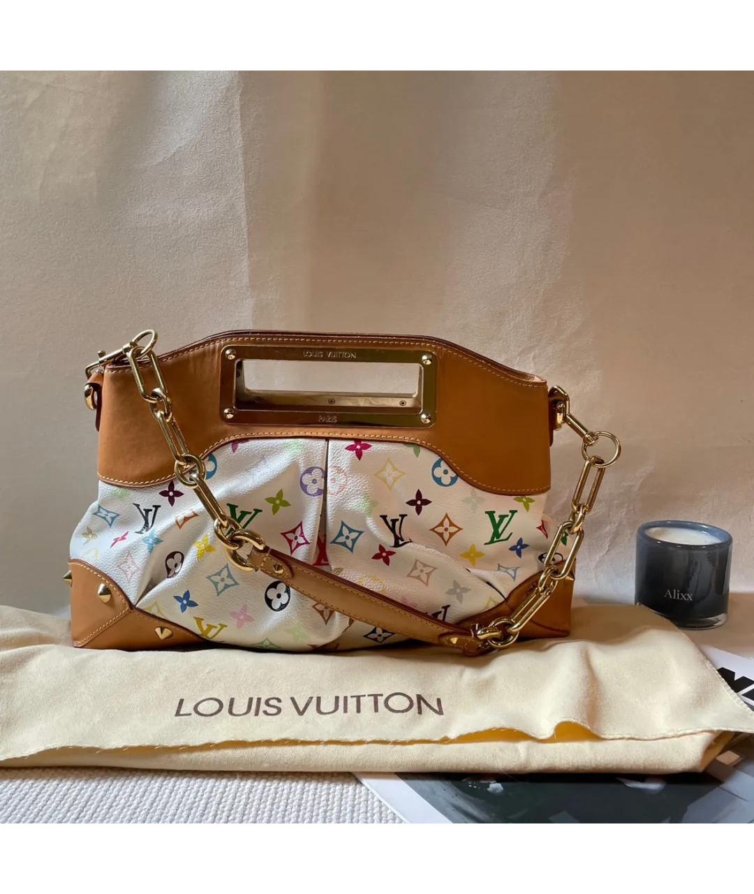 LOUIS VUITTON Белая сумка тоут, фото 2