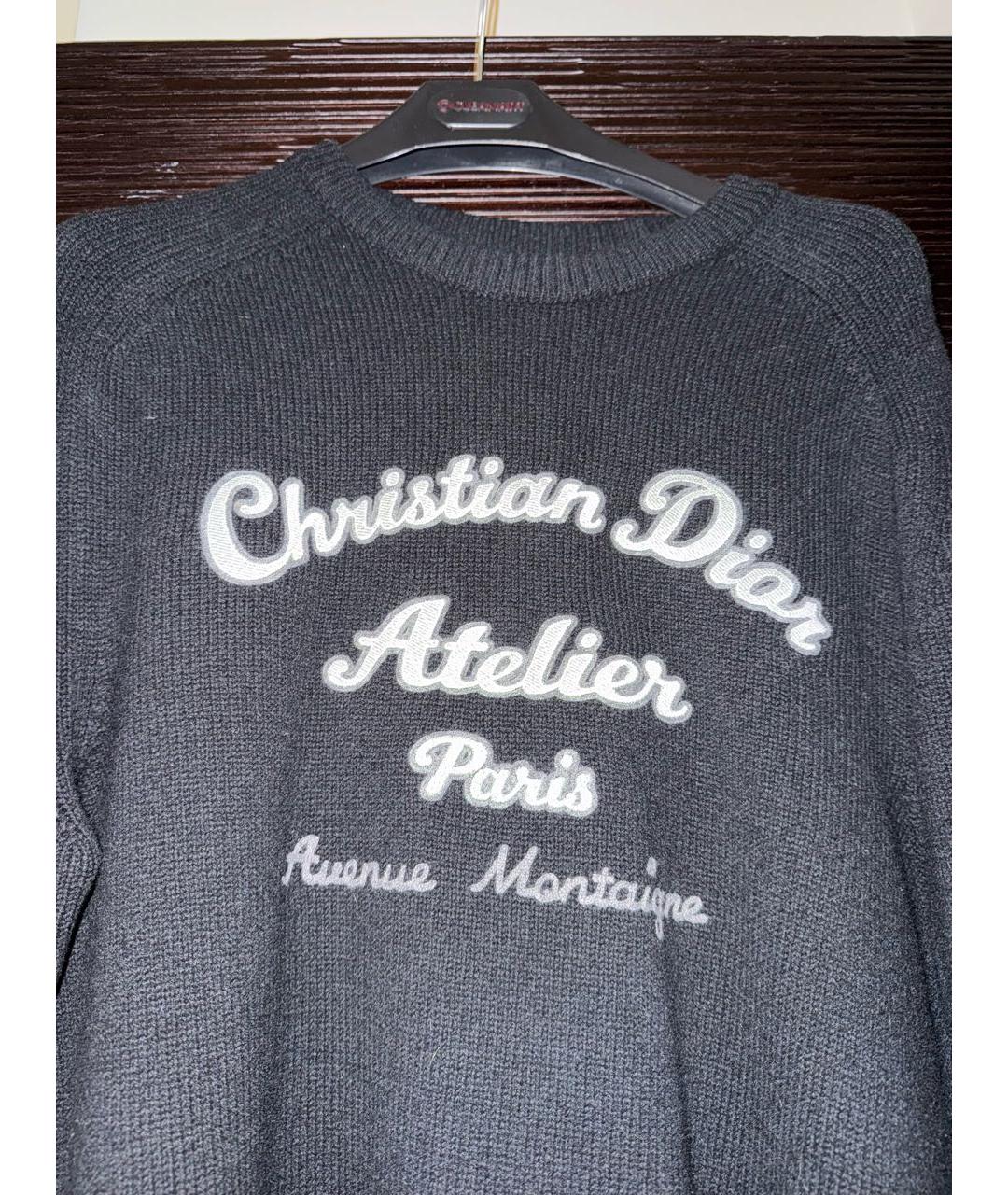 CHRISTIAN DIOR Черный джемпер / свитер, фото 3