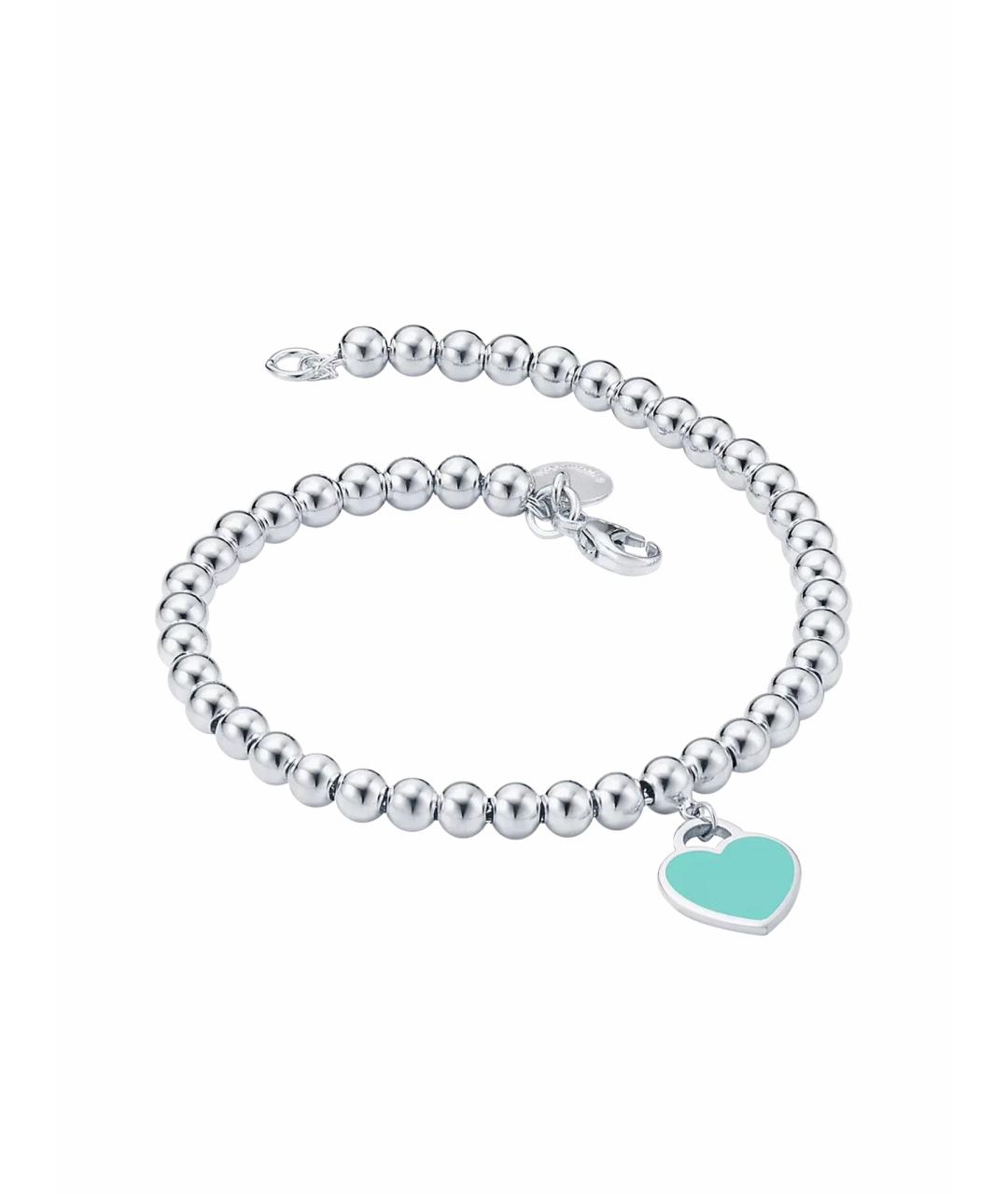 TIFFANY&CO Бирюзовый серебряный браслет, фото 1