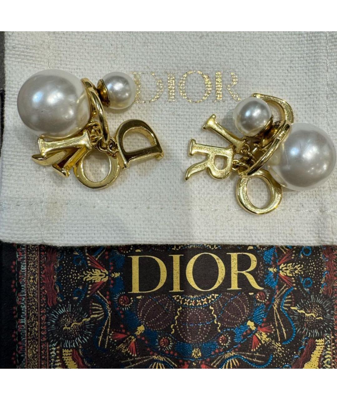 CHRISTIAN DIOR Металлические серьги, фото 6