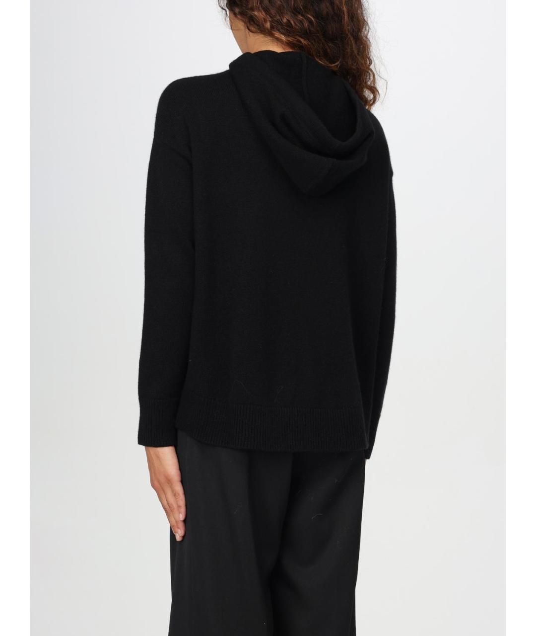 'S MAX MARA Черный хлопковый джемпер / свитер, фото 3