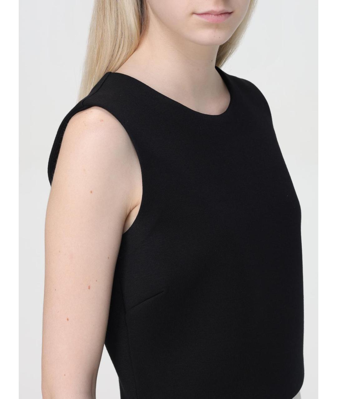 'S MAX MARA Черная майка, фото 4