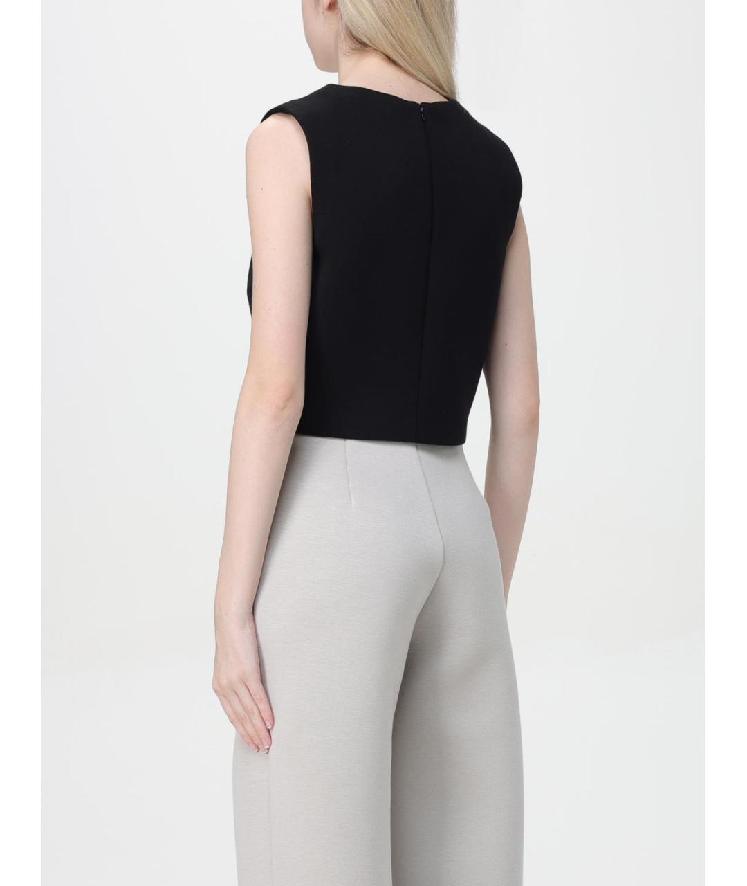 'S MAX MARA Черная майка, фото 3
