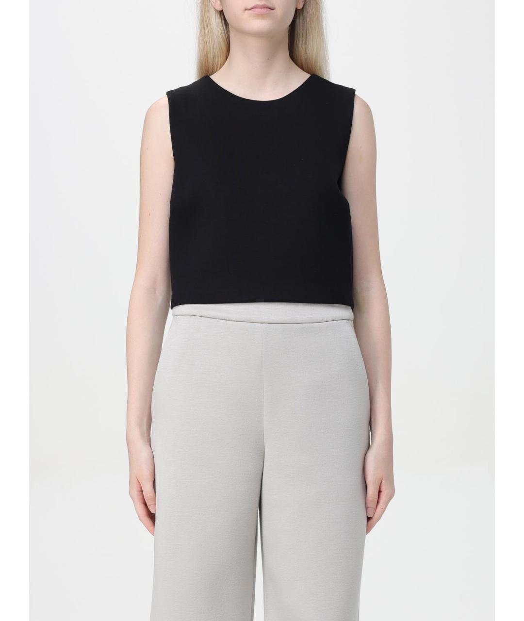 'S MAX MARA Черная майка, фото 2