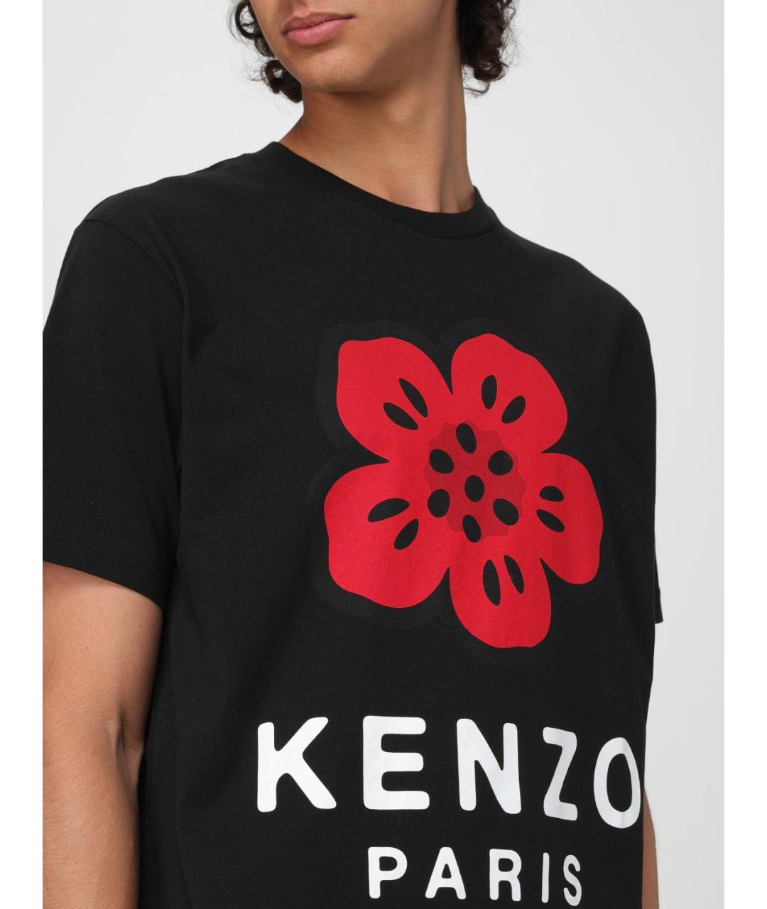 KENZO Черная футболка, фото 5