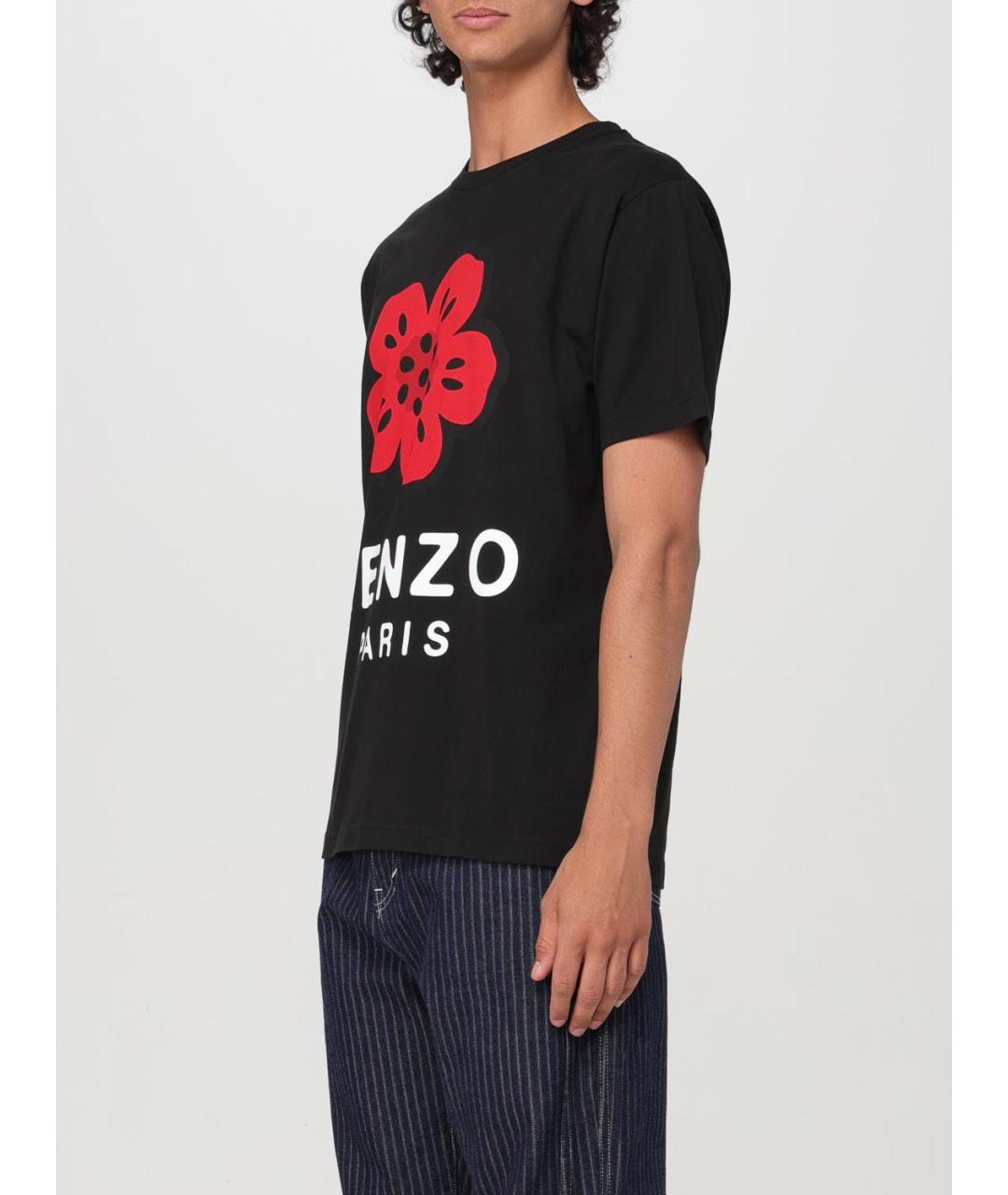 KENZO Черная футболка, фото 4
