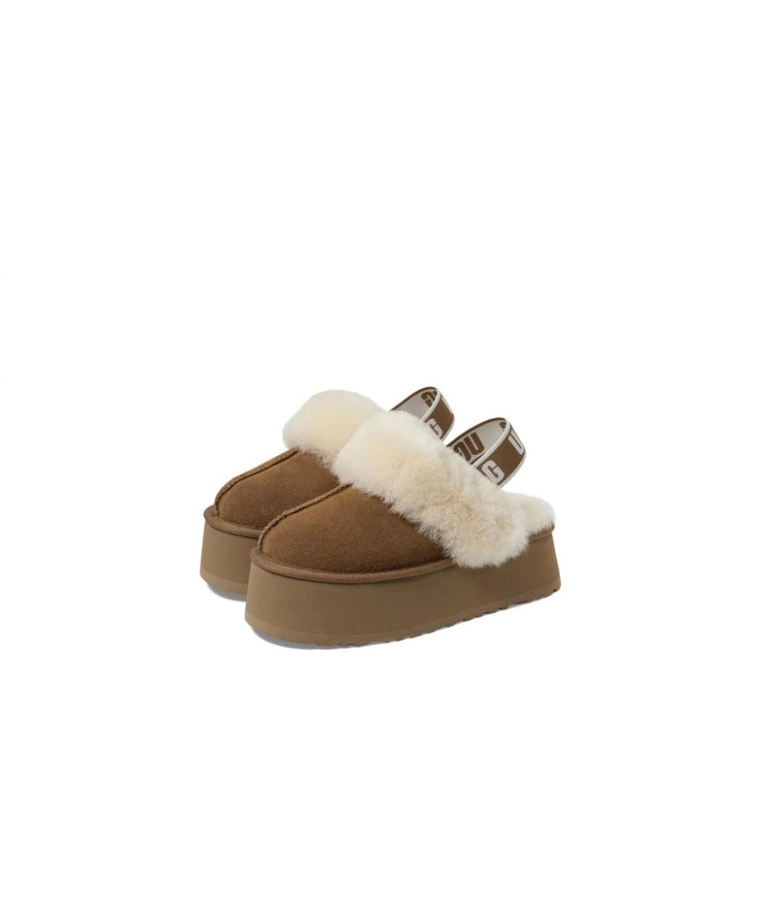 UGG AUSTRALIA Бежевые замшевые мюли, фото 2