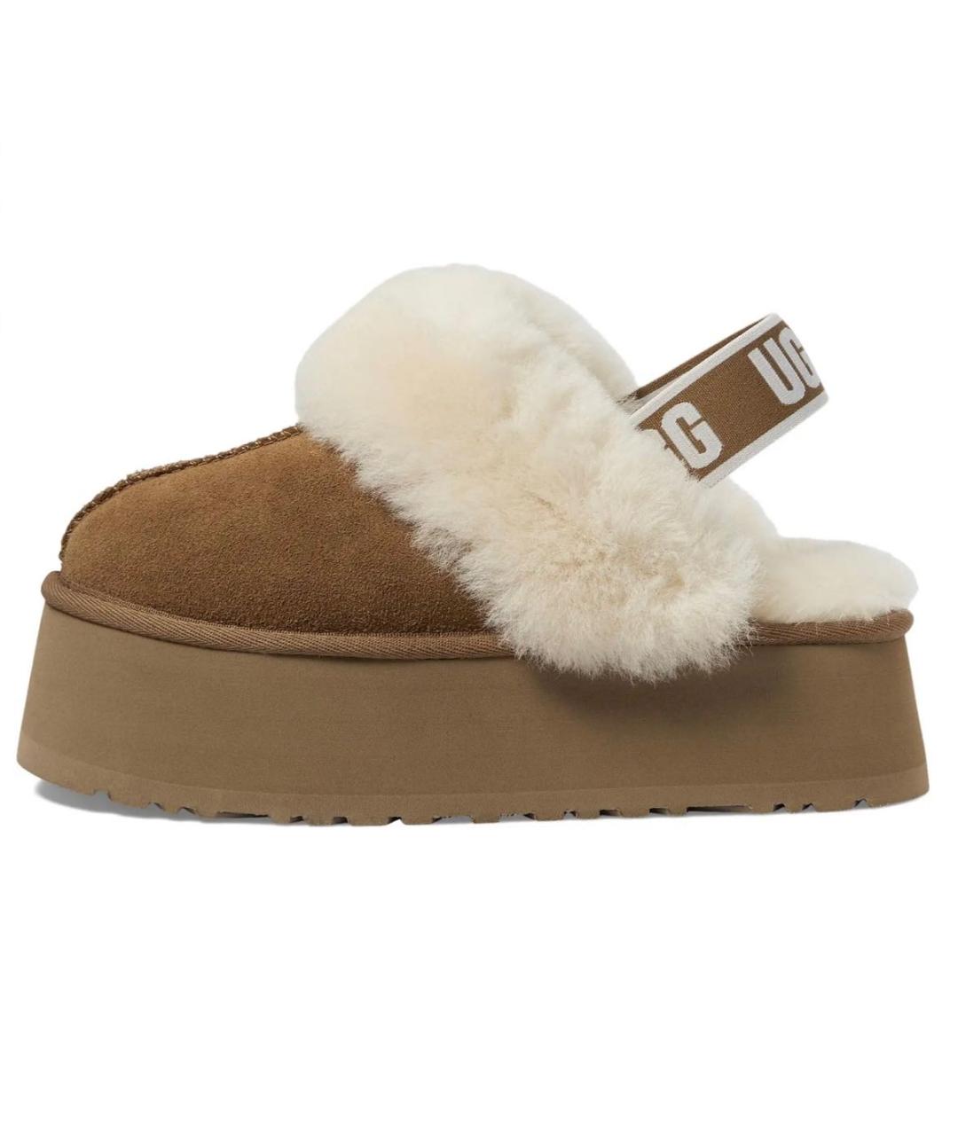 UGG AUSTRALIA Бежевые замшевые мюли, фото 8