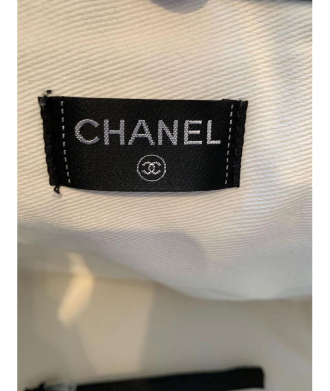 CHANEL Белая пляжная сумка, фото 4