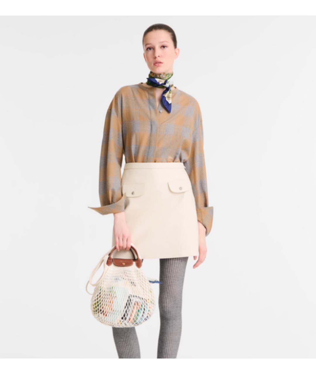 LONGCHAMP Бежевая сумка тоут, фото 4