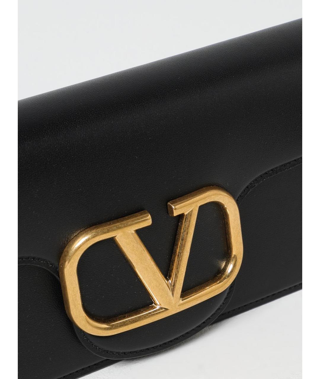 VALENTINO Черная сумка через плечо, фото 4