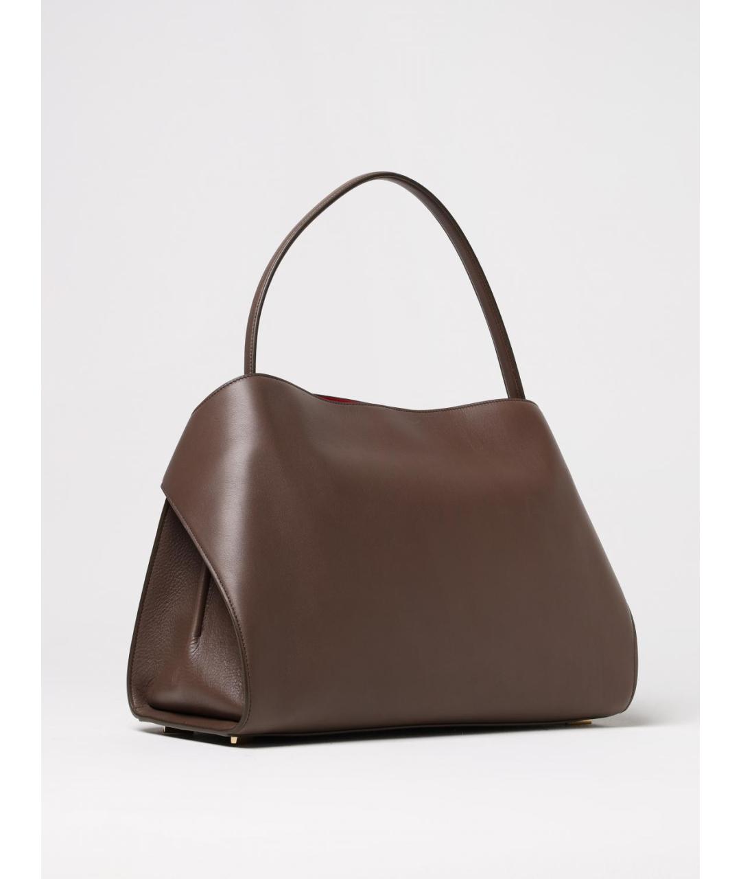 FERRAGAMO Коричневая кожаная сумка тоут, фото 2