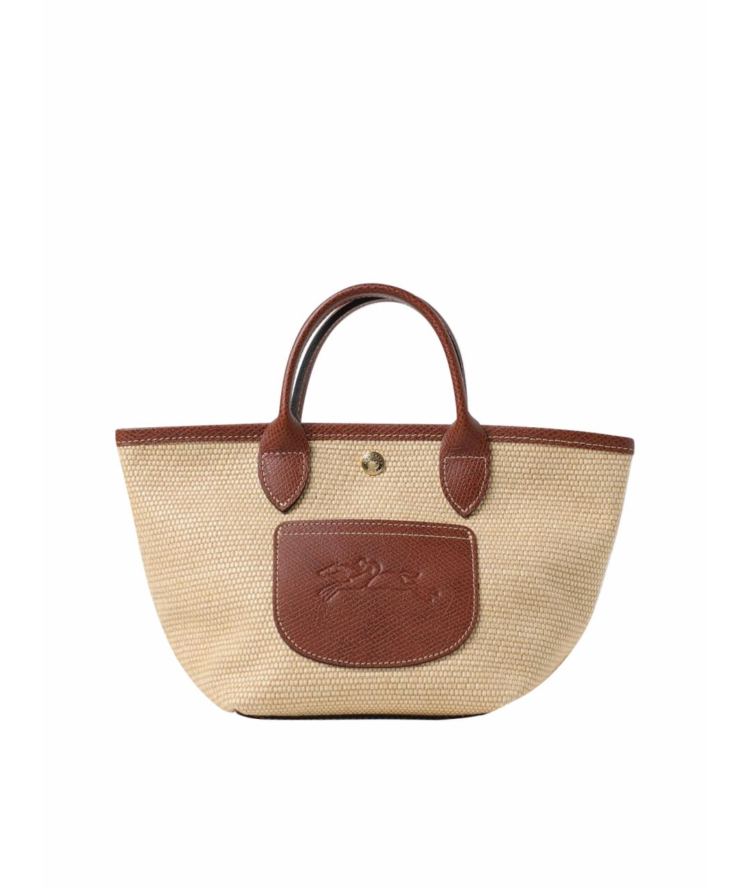 LONGCHAMP Бежевая сумка тоут, фото 1