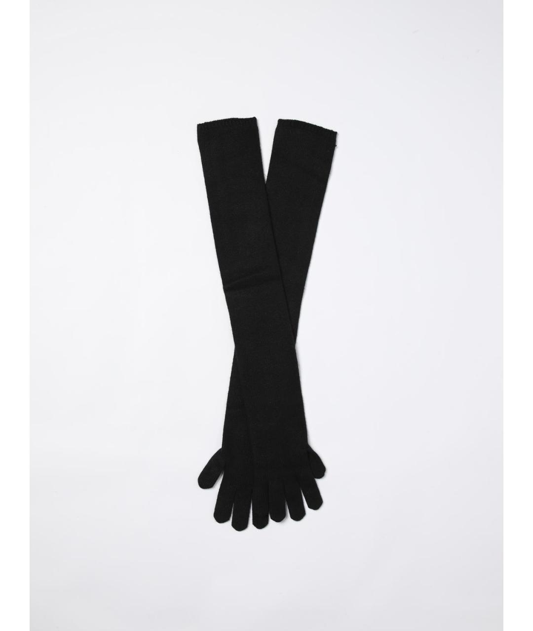 MAX MARA Черные перчатки, фото 3