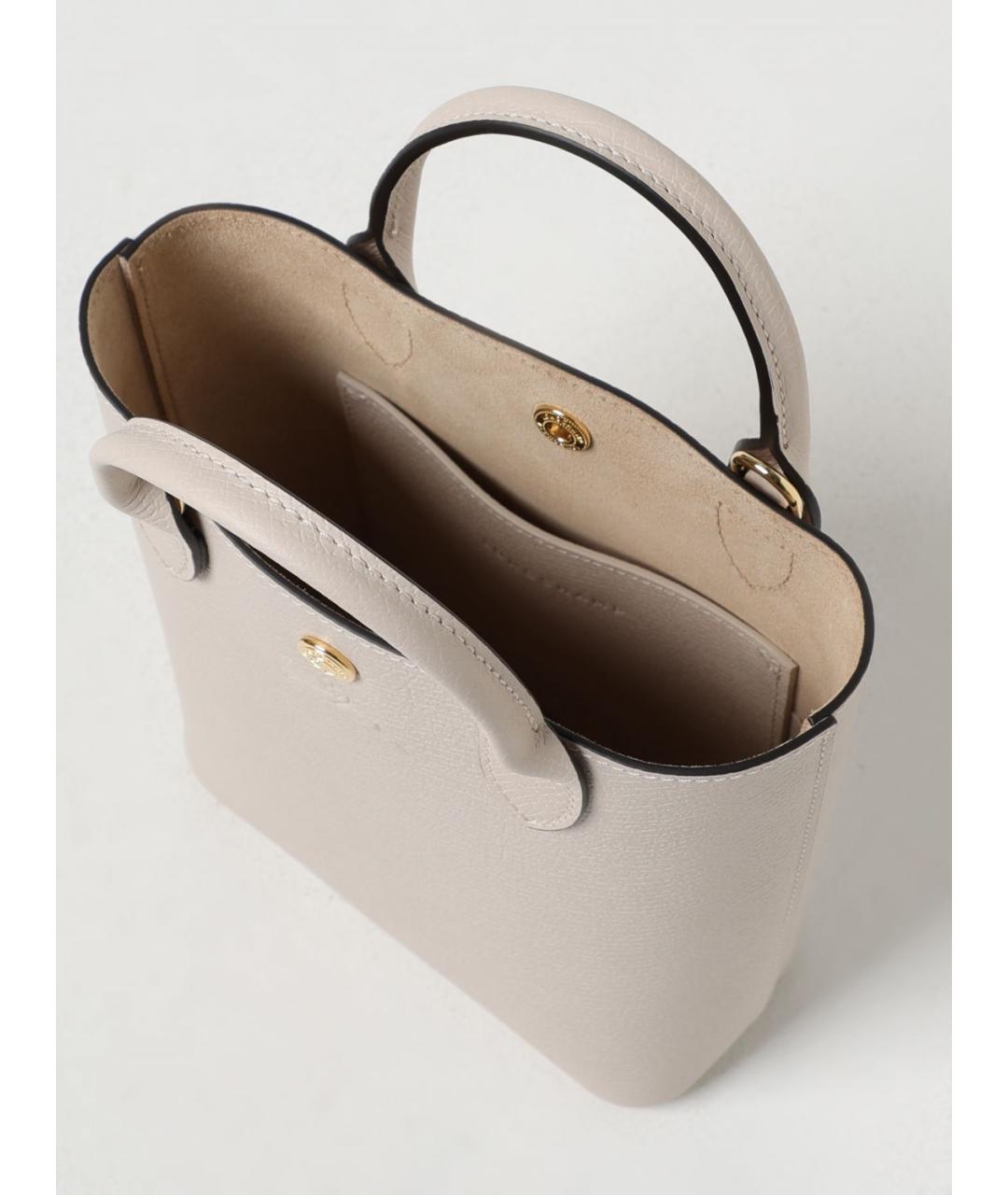 LONGCHAMP Розовая кожаная сумка через плечо, фото 3