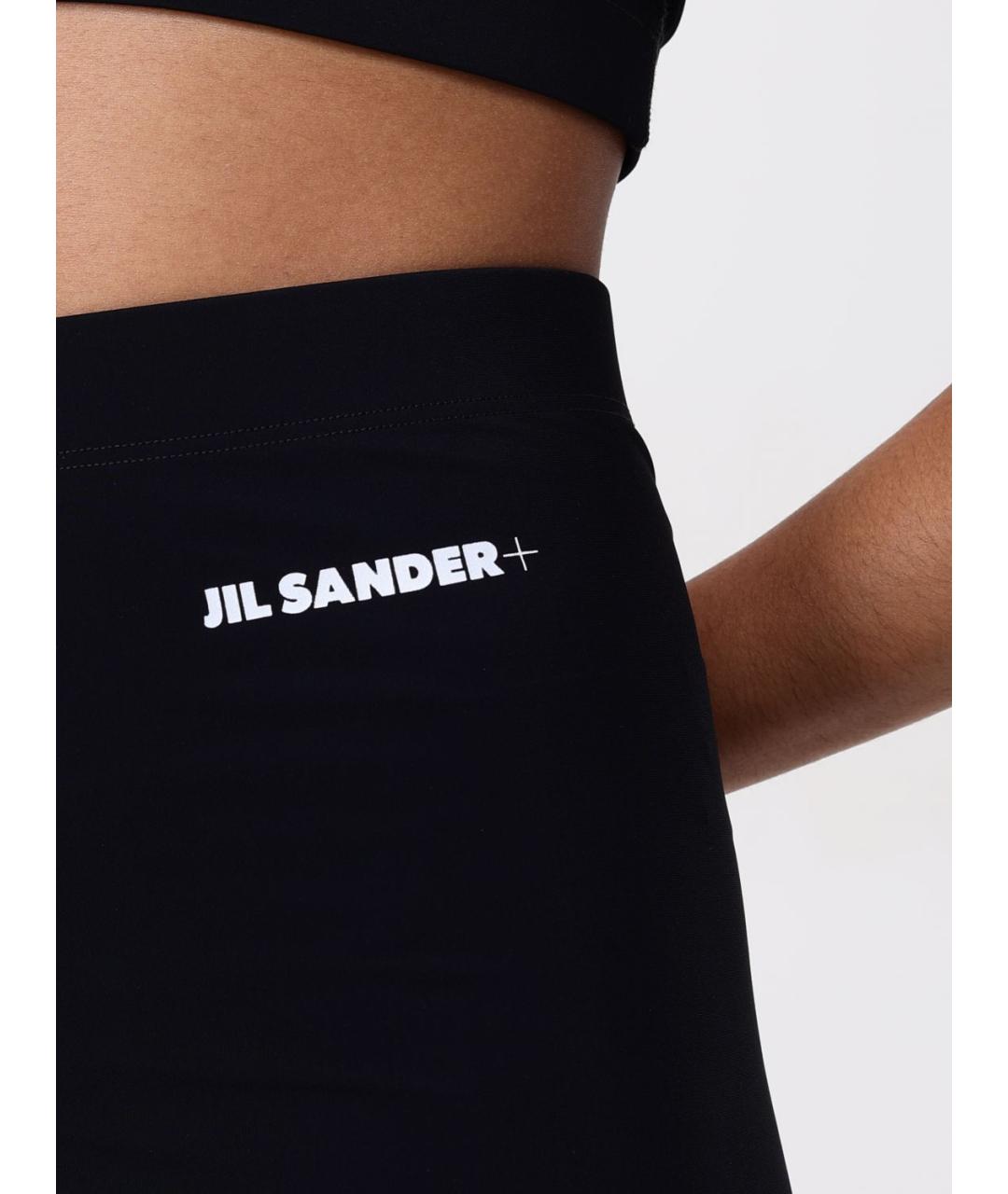 JIL SANDER Черные синтетические шорты, фото 6