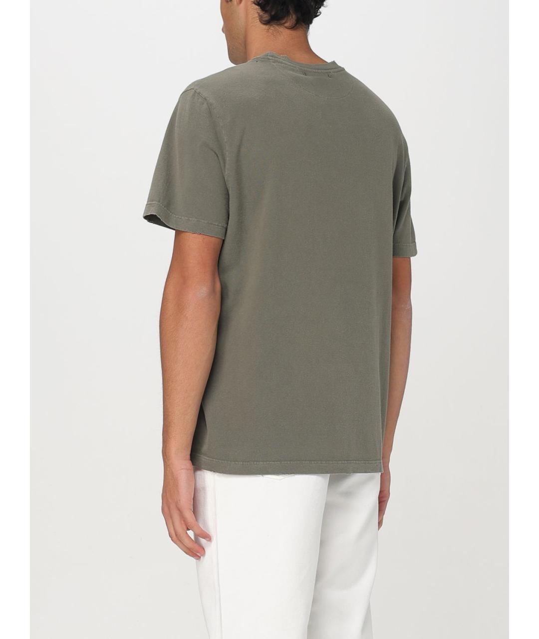 GOLDEN GOOSE DELUXE BRAND Антрацитовая футболка, фото 4