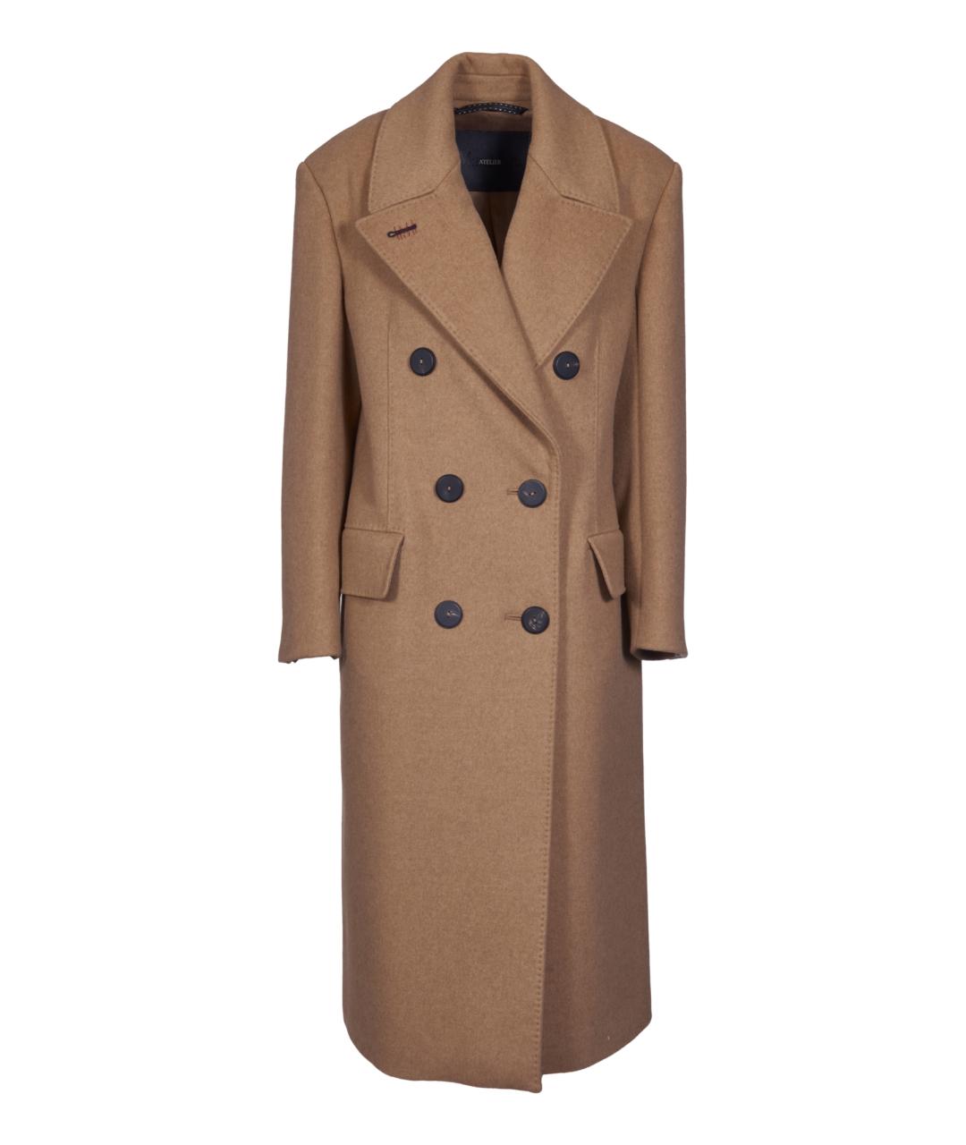 MAX MARA Бежевое кашемировое пальто, фото 1