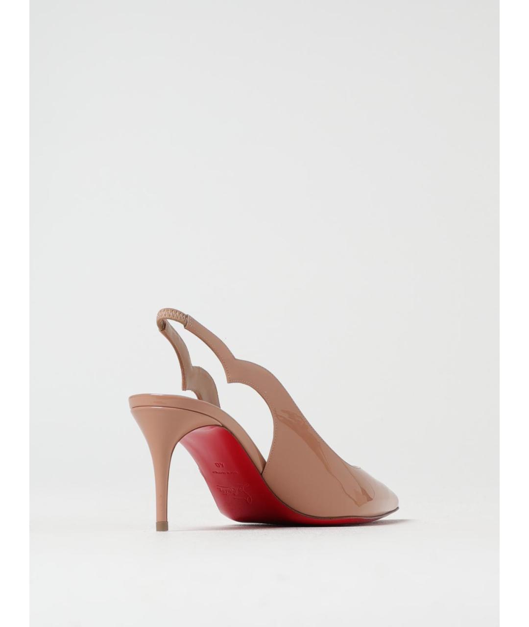 CHRISTIAN LOUBOUTIN Розовые туфли из лакированной кожи, фото 3