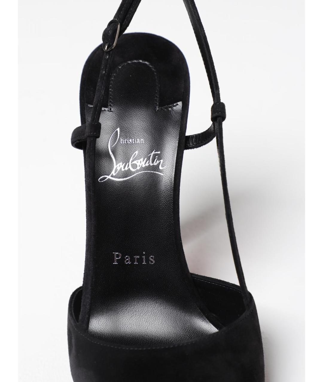 CHRISTIAN LOUBOUTIN Черные туфли, фото 4