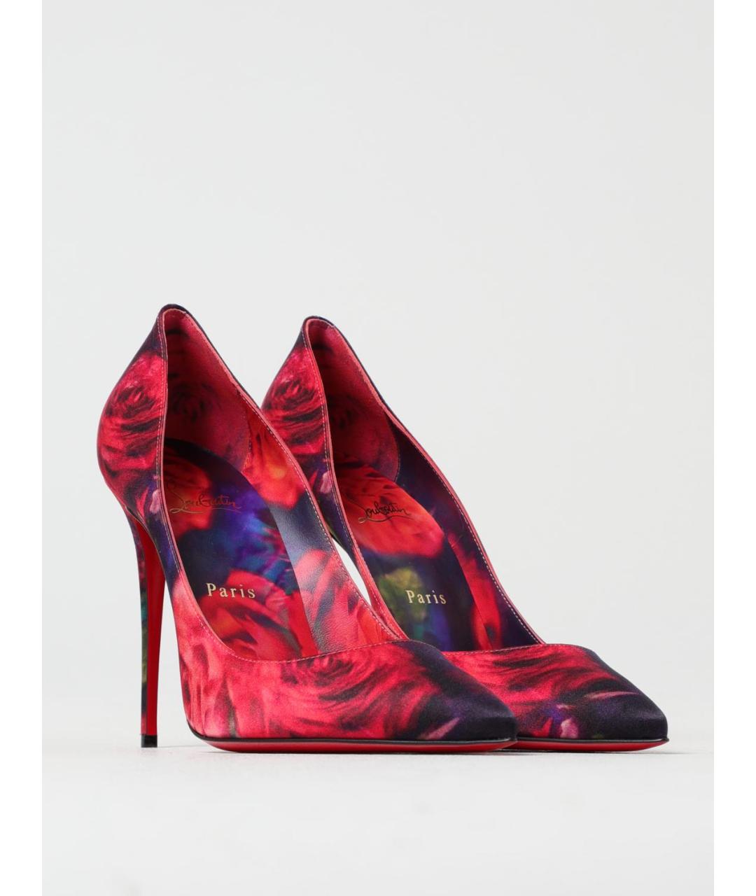 CHRISTIAN LOUBOUTIN Мульти текстильные туфли, фото 2