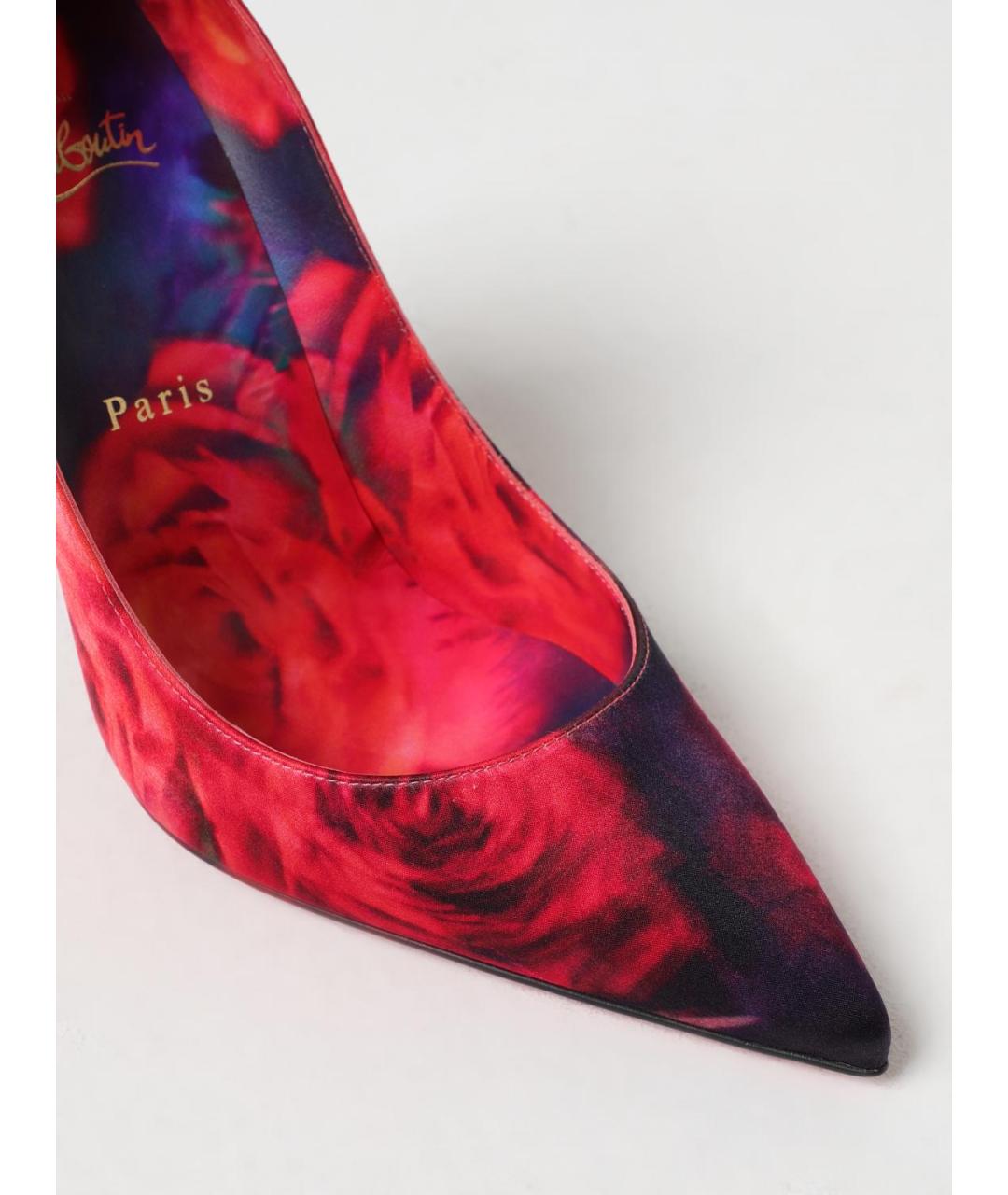 CHRISTIAN LOUBOUTIN Мульти текстильные туфли, фото 4