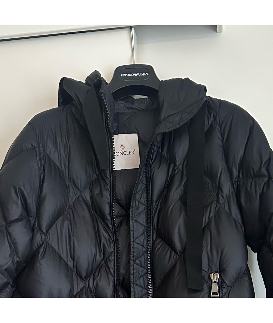 MONCLER Черная парка, фото 4