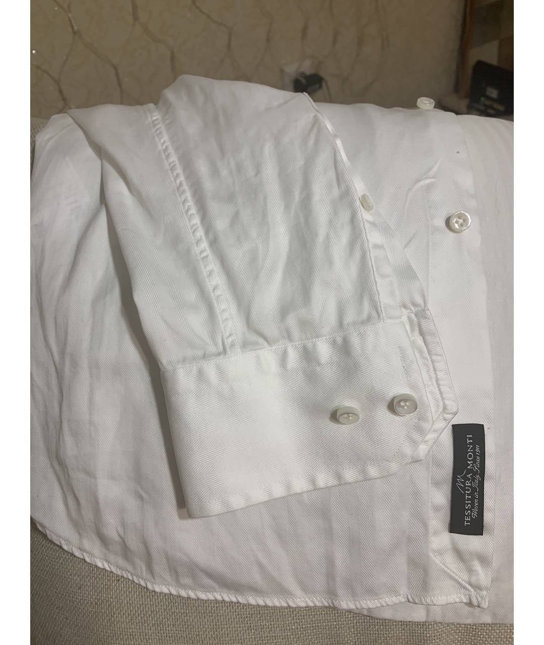 HUGO BOSS Белая хлопковая кэжуал рубашка, фото 4