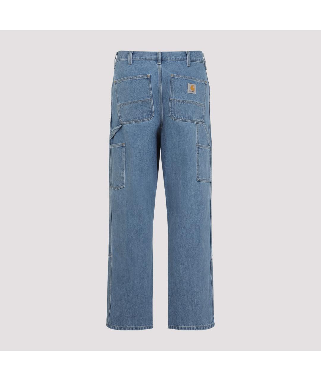 CARHARTT WIP Синие хлопковые повседневные брюки, фото 2